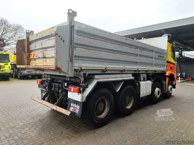 3-smerni kiper Mercedes-Benz Arocs 3743 8x4 Meiller 3 Seitenkipper