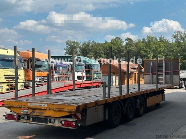 Auflieger mit Arbeitsbühne Wiese SAH 3-36 Plateau-Auflieger inkl. Rungen