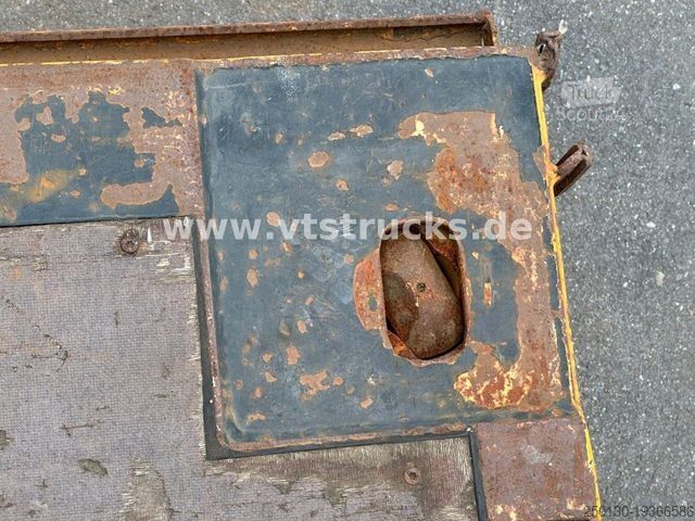 Werkplatform oplegger  Wiese SAH 3-36 Plateau-Auflieger inkl. Rungen