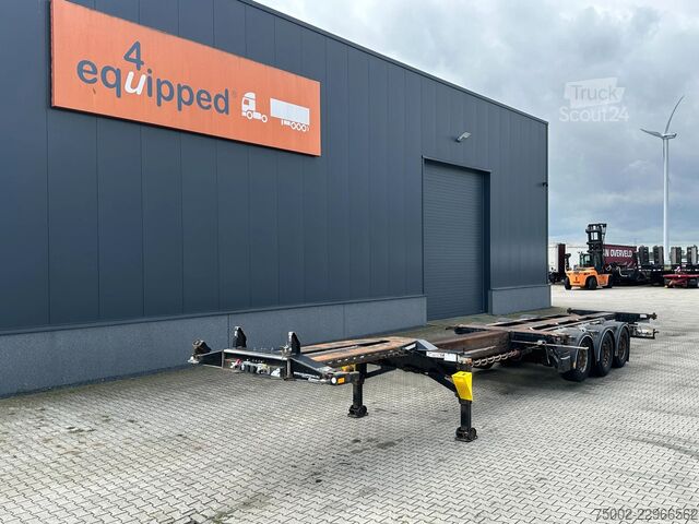 Containertransport D-TEC FLEXITRAILER TRACTION / ADR / SAF + discbrakes ...