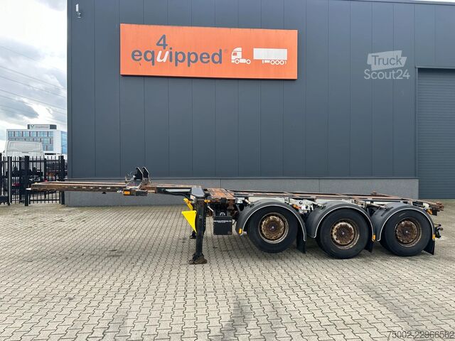 Containertransport D-TEC FLEXITRAILER TRACTION / ADR / SAF + discbrakes ...