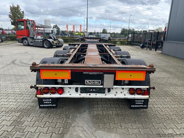 Containertransport D-TEC FLEXITRAILER TRACTION / ADR / SAF + discbrakes ...