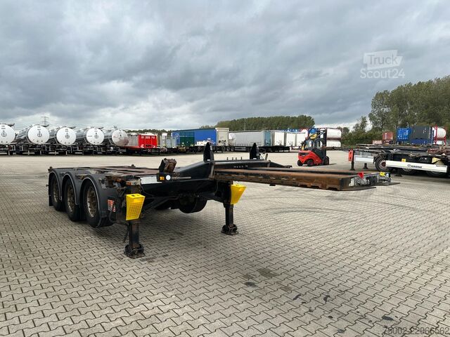 Containertransport D-TEC FLEXITRAILER TRACTION / ADR / SAF + discbrakes ...