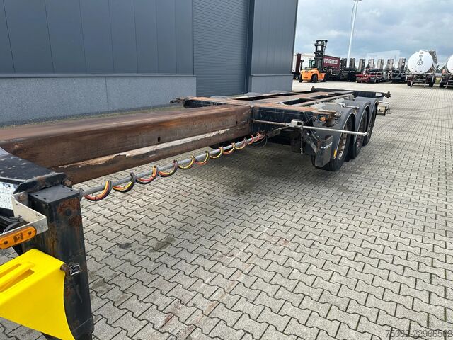 Containertransport D-TEC FLEXITRAILER TRACTION / ADR / SAF + discbrakes ...