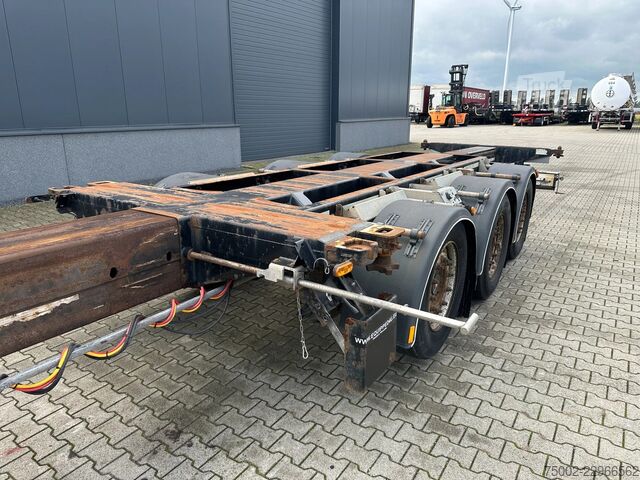 Containertransport D-TEC FLEXITRAILER TRACTION / ADR / SAF + discbrakes ...