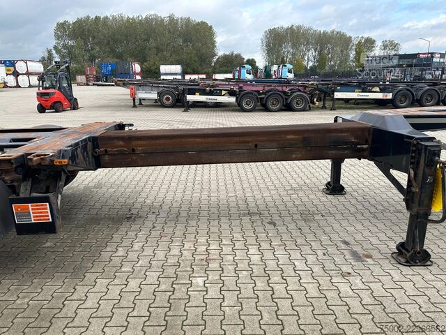 Containertransport D-TEC FLEXITRAILER TRACTION / ADR / SAF + discbrakes ...