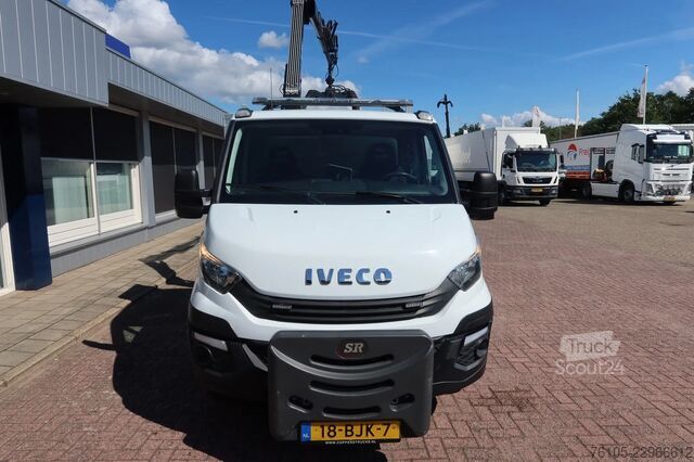 Kranbil Iveco 50C15 Openbak+ Kraan Hiab