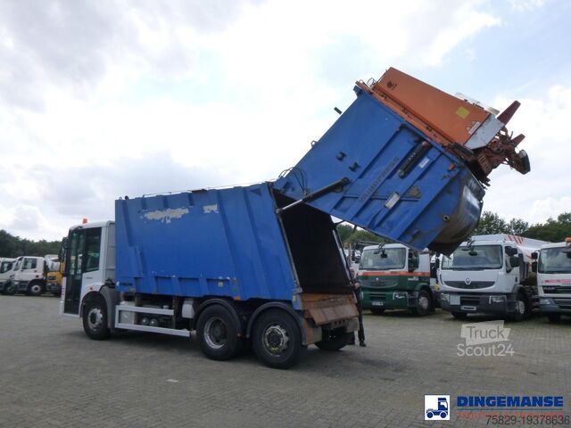Vehículo de recogida de basuras Mercedes Econic 2629 6x2 RHD Faun refuse truck