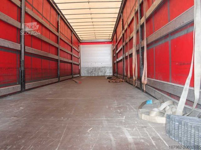 Semi-reboque aberto com lona SCHMITZ CARGOBULL SCB*s3t, 2X LIFTING AXLE, 2X PALLET BASKET