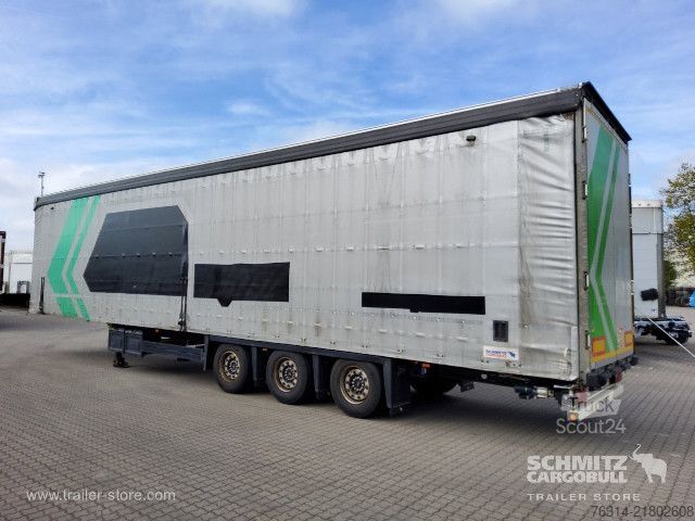 Atvira puspriekabė su tentu Schmitz Cargobull Curtainsider Mega Getränke