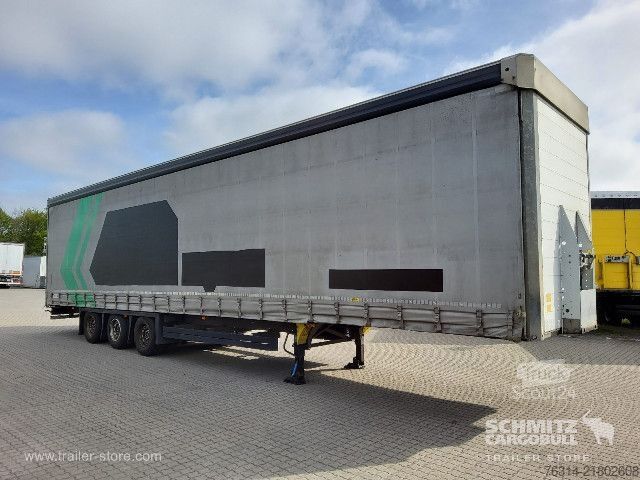 Atvira puspriekabė su tentu Schmitz Cargobull Curtainsider Mega Getränke