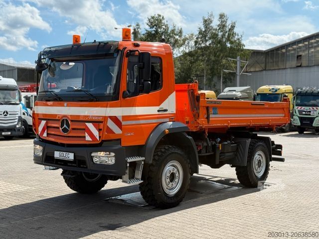 Camión volquete trilateral MERCEDES-BENZ ATEGO 1324 4x4 Kipper Meiller