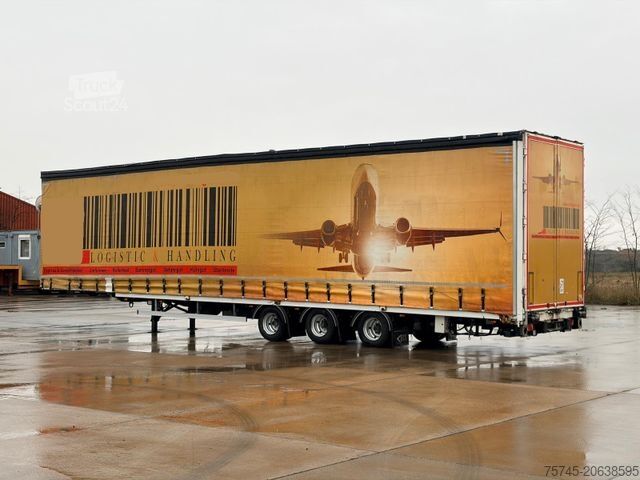 Open semitrailer with tarp VAN_ECK
