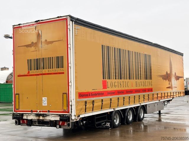 Open semitrailer with tarp VAN_ECK