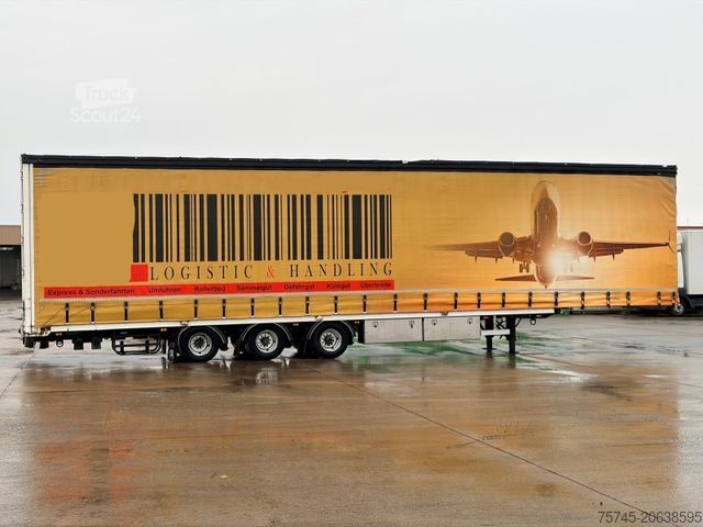 Open semitrailer with tarp VAN_ECK
