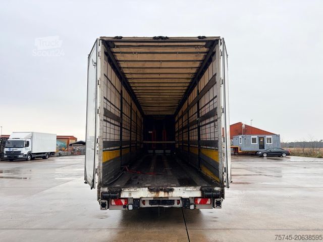 Open semitrailer with tarp  VAN_ECK