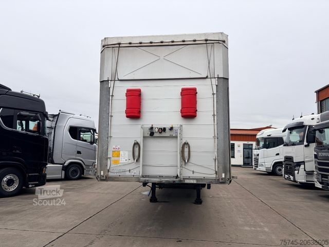 Auflieger mit Pritsche & Plane SCHMITZ CARGOBULL SCB S3T * LIFT ACHSE * POWER CURTAIN
