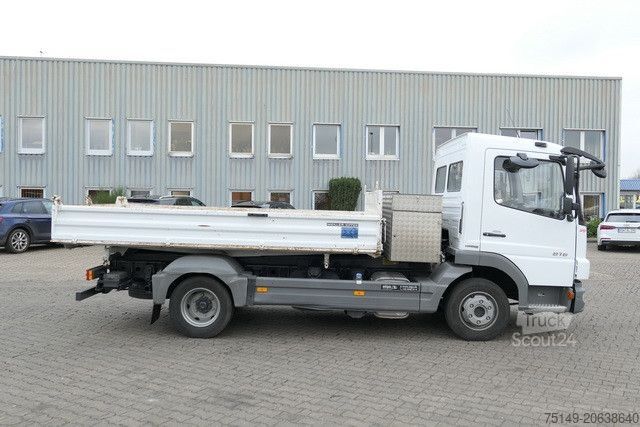 Fourgon benne basculante MERCEDES-BENZ 816 K Atego 4x2, Meiller, 3. Sitz, 2x AHK