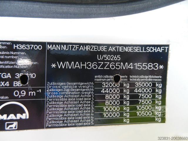 Betonmischer LKW MAN TGA 35.410, 8X4, MIX + PUMPE 24M