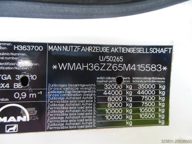 Автобетонозмішувач MAN TGA 35.410, 8X4, MIX + PUMPE 24M