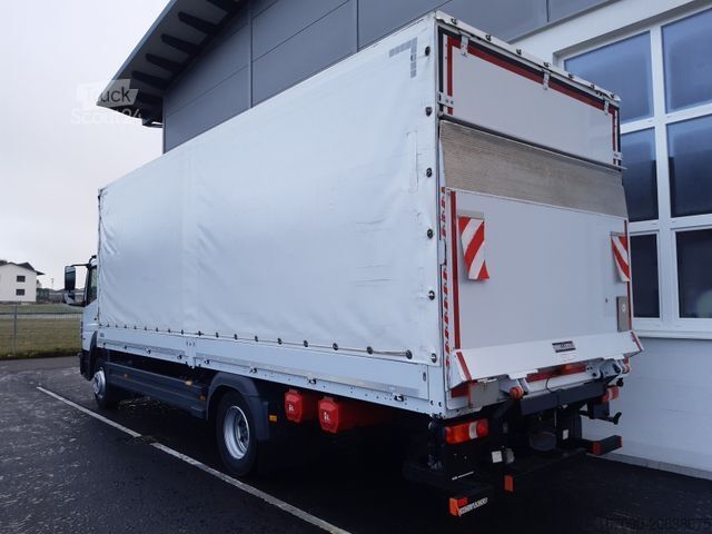 Platós teherautó ponyvával MERCEDES-BENZ Atego 1224L LBW AHK Euro6E