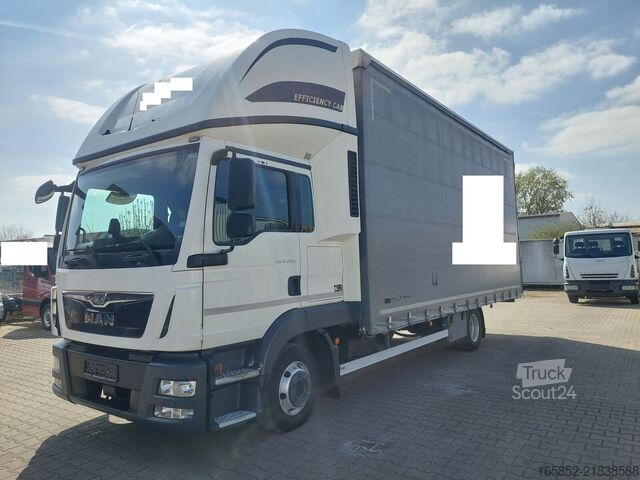 Centinata alla francese MAN TGL 8.220 4x2 Euro 6 Gardine Jumbo EfficiencyCa...