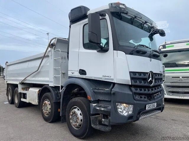 Tipper Mercedes-Benz Actros 3240 8X4,RHD,Edbro Dumper,spring suspens...