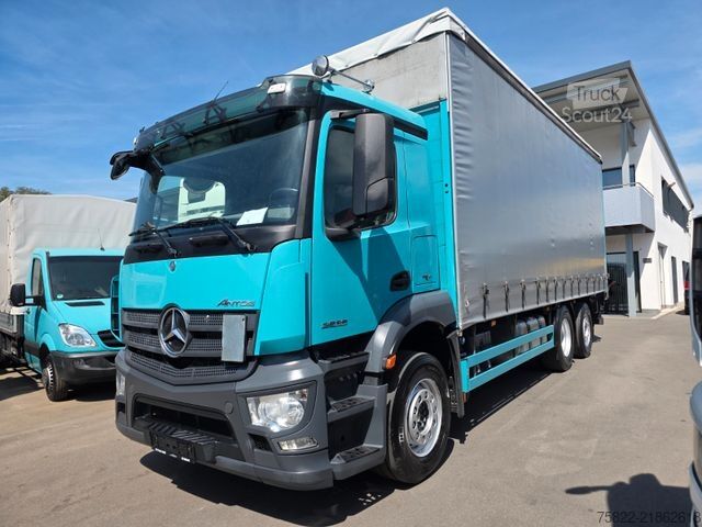 Tovorno vozilo s ravno platformo in ponjavo MERCEDES-BENZ Antos 2536 / Schiebe Plane / WENIG KM