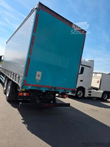 Tovorno vozilo s ravno platformo in ponjavo MERCEDES-BENZ Antos 2536 / Schiebe Plane / WENIG KM