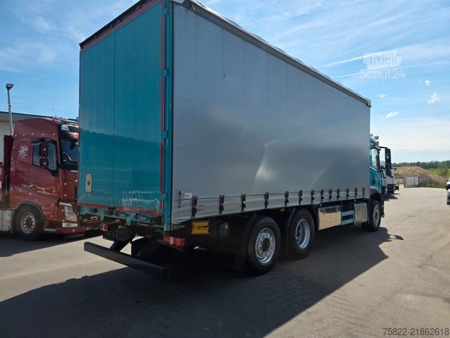 Tovorno vozilo s ravno platformo in ponjavo MERCEDES-BENZ Antos 2536 / Schiebe Plane / WENIG KM