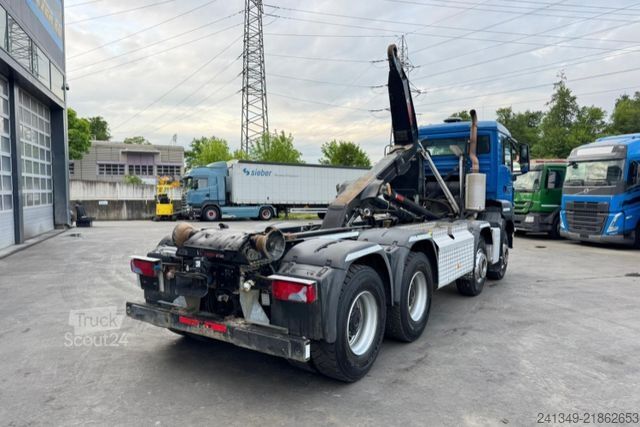 Autocamion cu cârlig pentru containere MAN TGS 35.480 8x4 Hiab 26T
