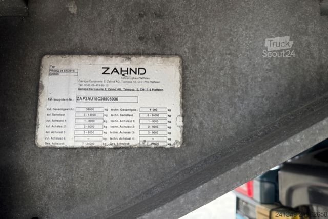 Semi-remorque bâchée  Andere Marke | Zahnd 3A