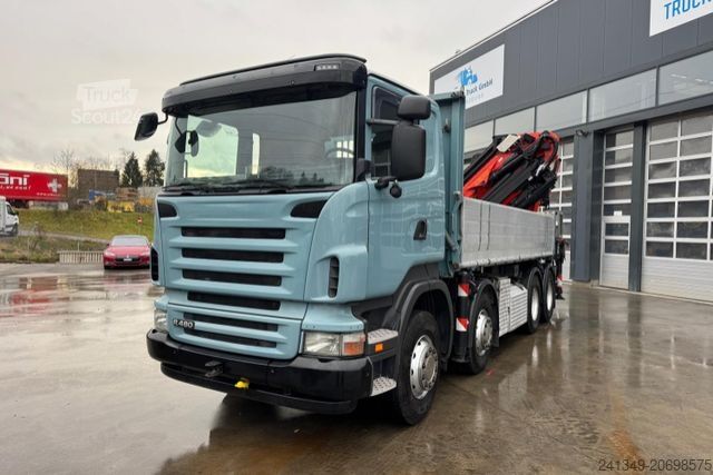 Tovorna dvigalka na tovornjaku SCANIA Scania R480 8x4 PK50002 Flyjib&Seil Bj.2013