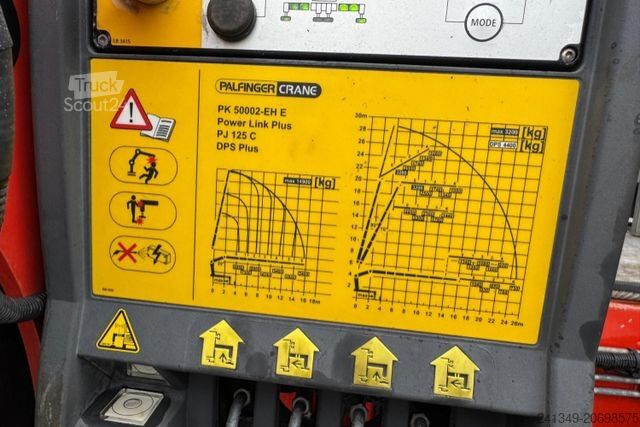 Tovorna dvigalka na tovornjaku SCANIA Scania R480 8x4 PK50002 Flyjib&Seil Bj.2013