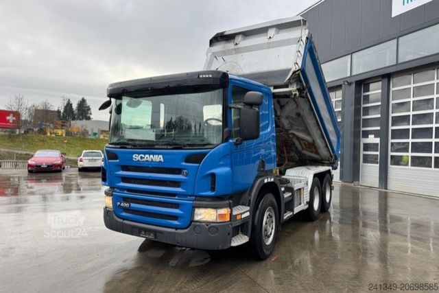 Tovornjak prekucnik SCANIA P400 6x4 2S Kipper Bordmatik AHK