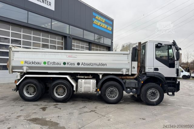 Camión volquete IVECO 500 8x4 Kipper Bordmatik