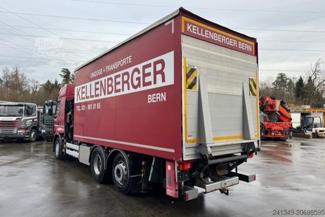 Γερανός τοποθετημένος σε φορτηγό RENAULT Lander 460 6x2 HMF3722 4+4