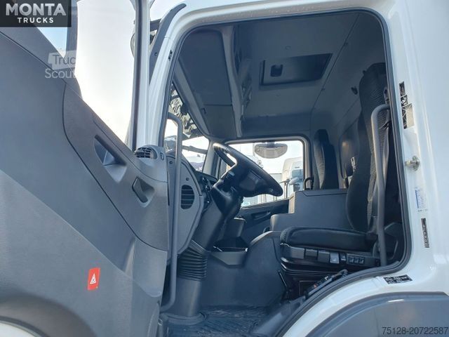 Samochód ciężarowy z plandeką typu platforma MERCEDES-BENZ Atego 1530,Pritsche Plane, Klima, LBW, TÜV