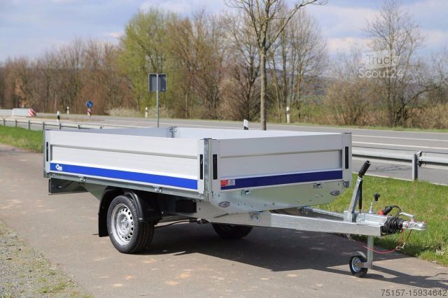 Open trailer BLYSS Hochlader Anhänger 1500kg GG 260x150x40 cm