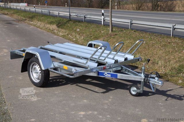 Motociklų priekaba BLYSS NEU Motorradanhänger 750kg GG 200x122cm