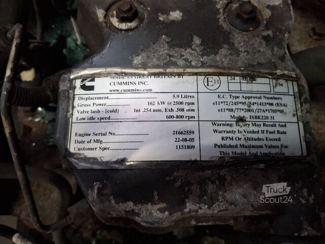 محرك CUMMINS ISBE220 31