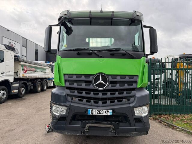 Πλατφόρμα φόρτωσης Mercedes-Benz AROCS 3240 8x4 TRIDEM PRITSCHE + KRAN HIAB 166 ...