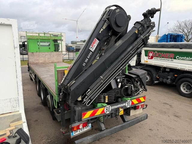 Πλατφόρμα φόρτωσης Mercedes-Benz AROCS 3240 8x4 TRIDEM PRITSCHE + KRAN HIAB 166 ...