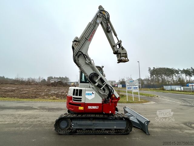 Mini ekskavators Takeuchi TB 280FR V3 Hüllkreisbagger