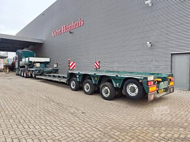 Düşük yükleyici Faymonville F-S46-2GXX 2+4 Baggerbet + Volvo FH 16 750 8x4 ...