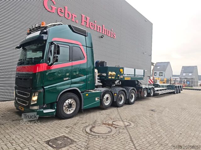 Zware belasting Volvo FH 16 750 8x4 235 Ton + Faymonville F-S46-2GXX ...