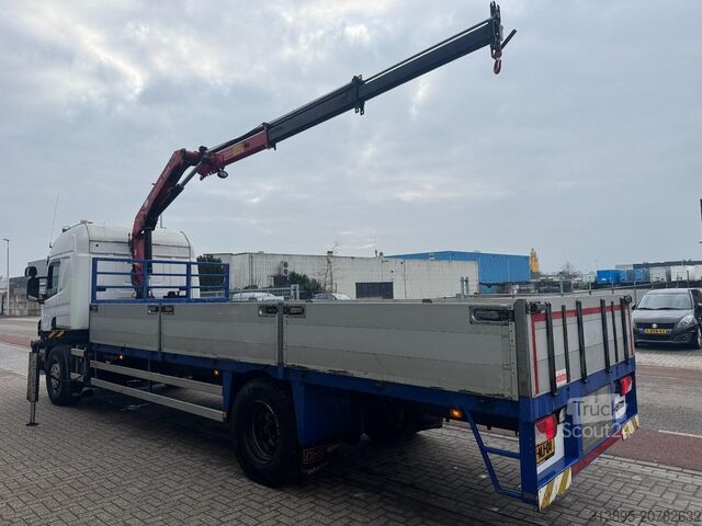 Tovornjak z žerjavom Scania P320 HMF 835 2 x Hydraulik, Remote