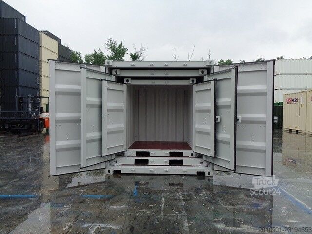  10 Fuß Seecontainer / one Way Lagercontainer / Anthrazit / Lichtgrau