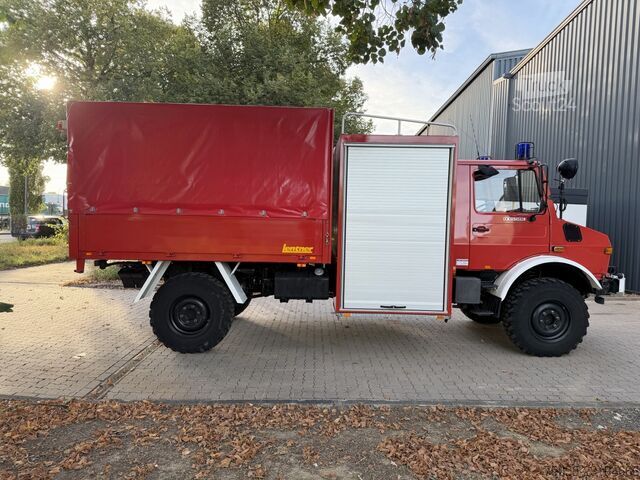 Autokran Unimog U1550 - 4x4 - 14 TKm - Feuerwehr