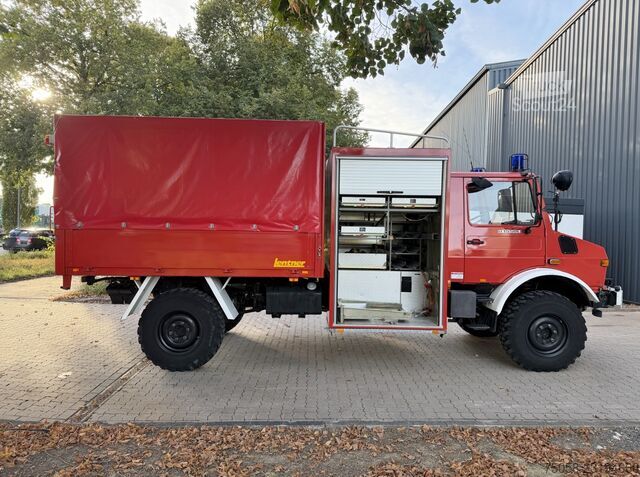 Autokran Unimog U1550 - 4x4 - 14 TKm - Feuerwehr